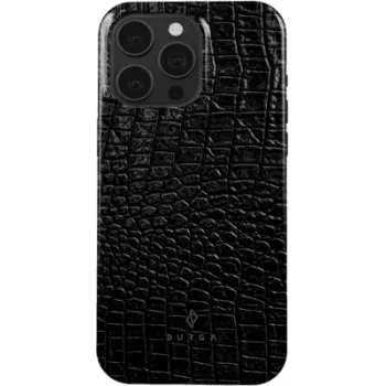 BURGA iPhone 15 Pro Max 17 cm dėklas su gyvatės odos raštu, įvairiaspalvis