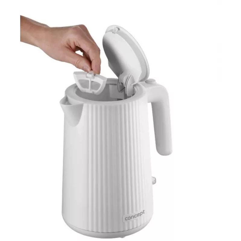Virdulys Concept Solution RK2390, plastikinis korpusas, 1,7 l, baltas