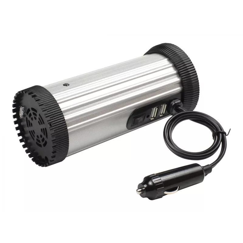 Gembird EG-PWC150-01 automobilinis keitiklis 150 W Juoda, Pilka