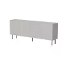 Komoda Cama Meble LUCCA 4D – 200 x 40 x 80 cm, kašmyro spalvos, medžio drožlių plokštė