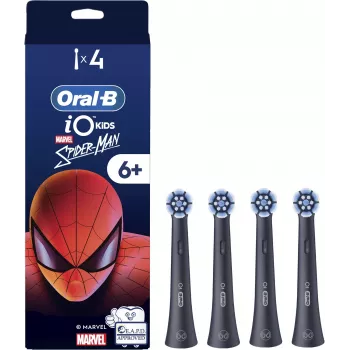 Pakeičiami šepetėlių antgaliai vaikams Oral‑B iO kids Spiderman – 4 vnt.