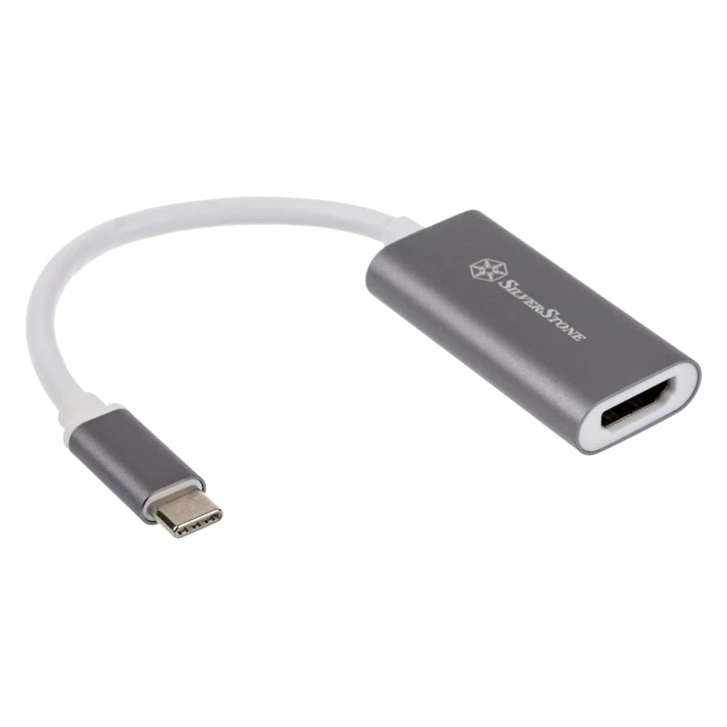 Adapteris SILVERSTONE USB 3.1 Type-C į HDMI 2.0b SST-EP07C-E, vaizdo išvesties adapteris