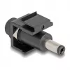 DeLOCK Keystone modulis DC 5,5 x 2,1 mm (moteriškas) į DC 5,5 x 2,5 mm (vyriškas) juodas