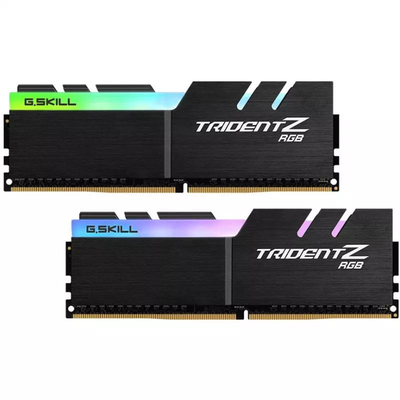 G.skill Trident Z RGB 16 GB DDR4-4000 (2x 8 GB) Dual-Kit, juoda, F4-4000C18D-16GTZRB