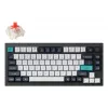 Mechaninė klaviatūra Keychron Q1 Max — USB + RF belaidis + Bluetooth, QWERTY Nordic, Juoda, RGB