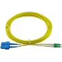 Skaidulinis optinis kabelis BlueOptics Duplex LWL Patch Cable LC-APC/SC-UPC OS2 10m Mėlyna/Žalia