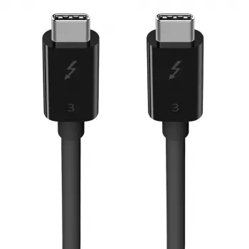 Laidas USB-C į USB-C Belkin F2CD084bt0.8MBK 0,8 m 40 Gbit/s Juodas
