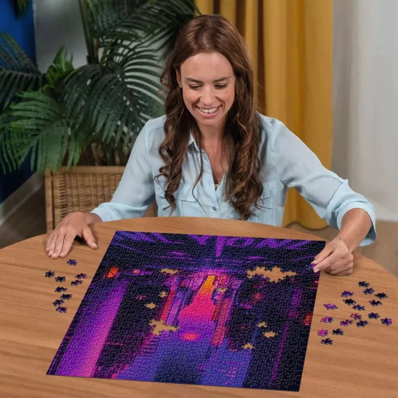 Dėlionė Ravensburger New York in Neon, 1000 dalių, suaugusiems