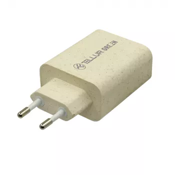 Kroviklis Tellur TLL151321 Type-C PD20W USB QC3.0, 20W PD ir QC3.0 greitasis įkrovimas