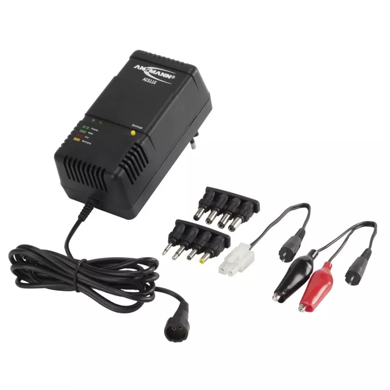 Automatinis akumuliatorių krautuvas Ansmann Ladegeräte 1001-0023 (NiMH/NiCd, 1–10 celių, 800 mA, 100–240 V)