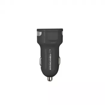 Automobilinis įkroviklis ESPERANZA EZ110 Juodas – 12–24V, 2× USB-A 2.1A, Quick Charge 3.0, 36W