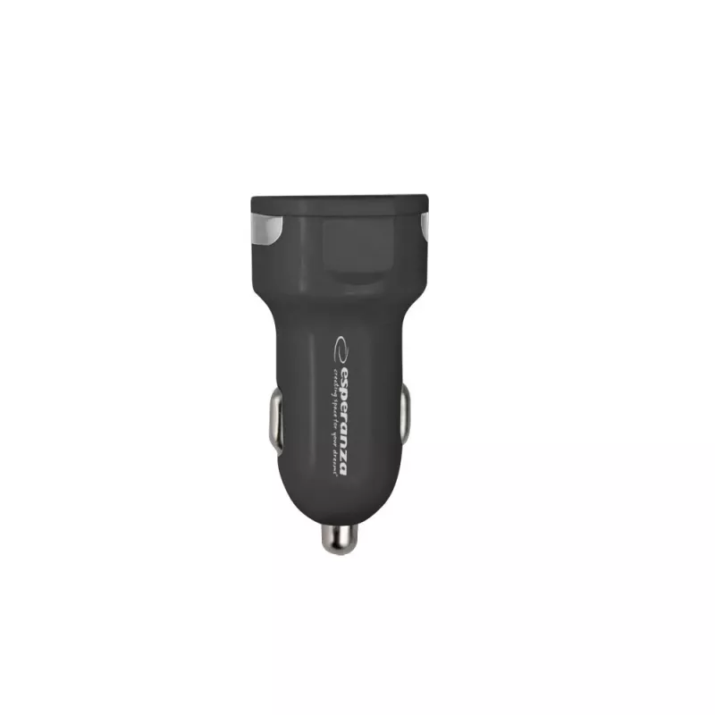 Automobilinis įkroviklis ESPERANZA EZ110 Juodas – 12–24V, 2× USB-A 2.1A, Quick Charge 3.0, 36W