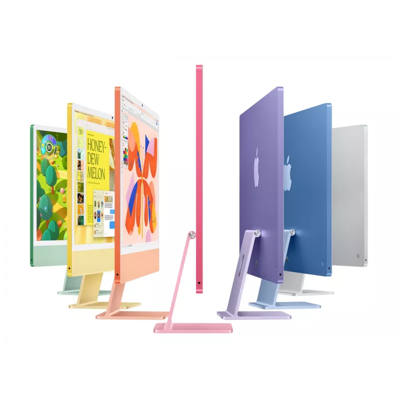 iMac 24 colių: M4 10/10, 16 GB, 512 GB SSD – mėlyna