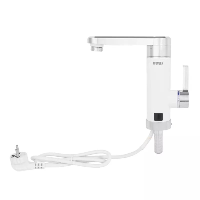 Momentinis vandens šildytuvas NOVEEN IWH460 4600W 220–240V, be bako, prie vartojimo vietos, 2,5 l/min, IPX4, LED ekranas