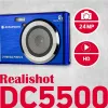 Realishot DC5500 kompaktiškas fotoaparatas 24 MP CMOS 5616 x 3744 pikseliai Mėlynas (DC5500BL)