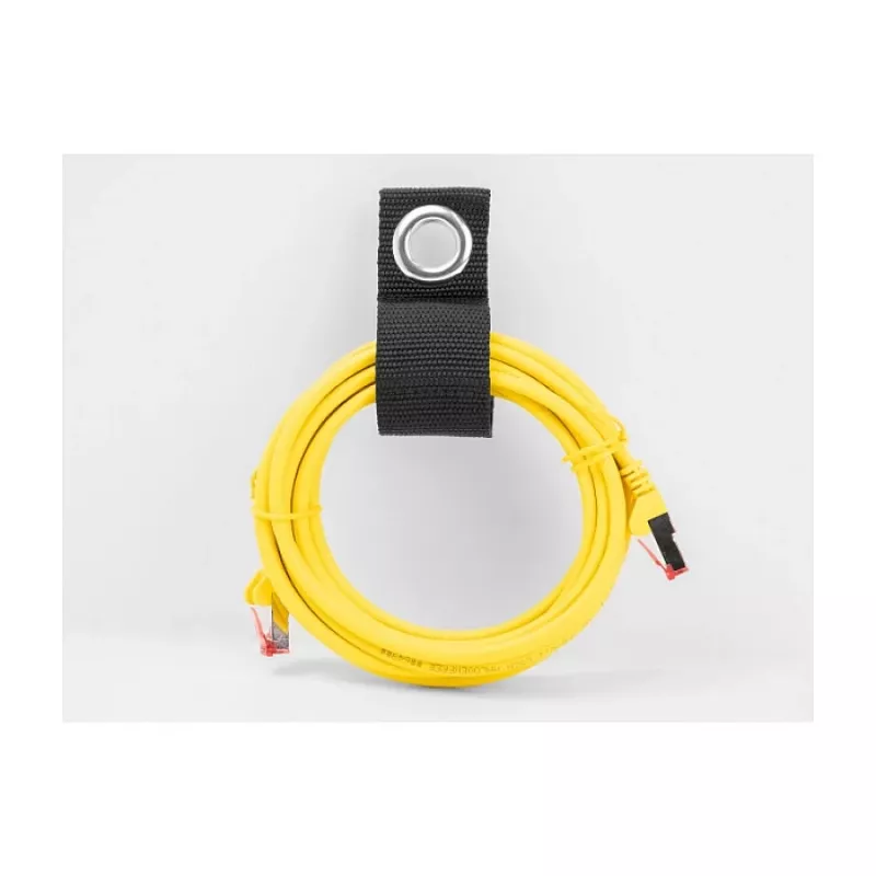 DeLOCK Heavy-duty lipų ir kilpų dirželis 508x50mm juodas 5 vnt.