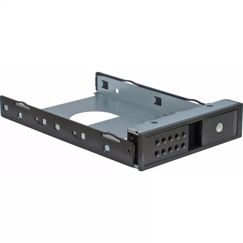Rackmount korpusas INTER-TECH IPC 4U-4508 juodas – 4U serverio/kompiuterio korpusas, montuojamas į stelažą