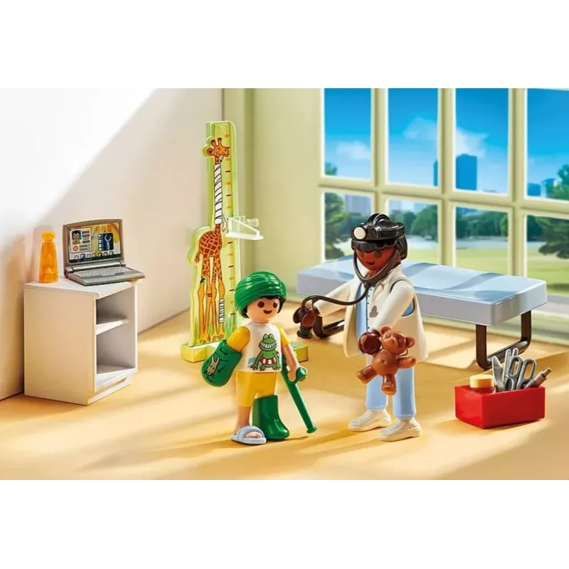 Figūrėlių rinkinys Action Heroes 71619 Pediatras su meškiuku