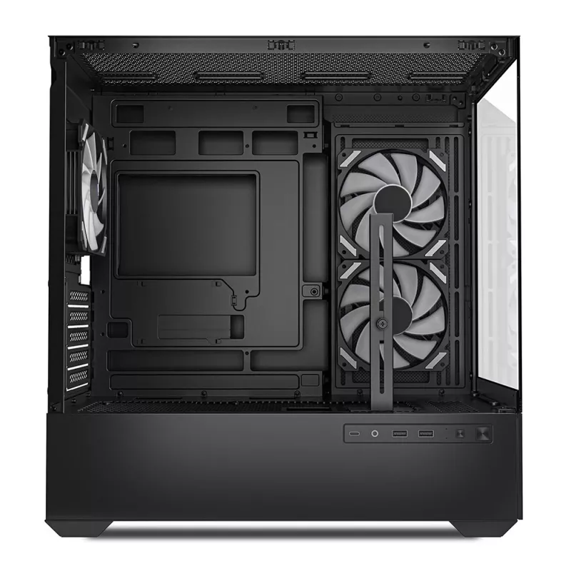 PC korpusas Sharkoon MK6 RGB Midi Tower Baltas