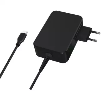 LC-Power LC-NB-GAN-90-C 90W USB-C nešiojamojo kompiuterio įkroviklis (juodas, patalpoms)