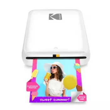 Nešiojamas nuotraukų spausdintuvas „Kodak STEP RODMP20AMZW“ ZINK 2x3 inch Bluetooth