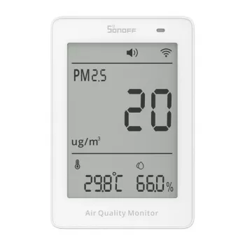 Oro kokybės matuoklis WiFi LCD Sonoff AirGuard PM2.5 SAWF-07P