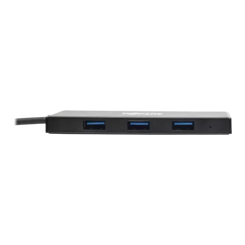 4 prievadų itin plonas nešiojamas USB 3.0 SuperSpeed šakotuvas U360-004-SLIM