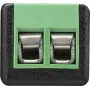 Wentronic 76741 2 kontaktų RCA juodos ir žalios spalvos kabelio sąsajos adapteris (76741)