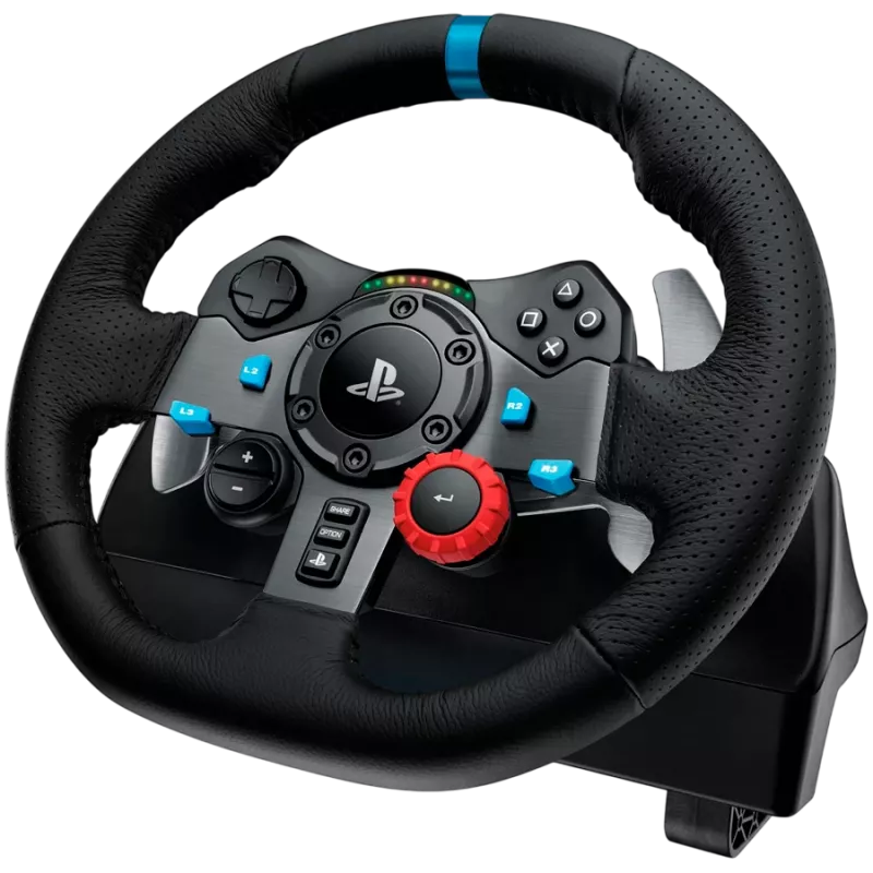 Logitech G29 EU + G435 Black Vairas su pedalais ir ausinėmis, aliuminis, USB, PC