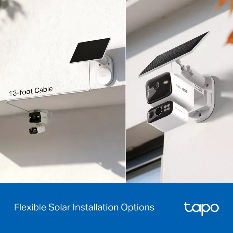 TP-Link Tapo C645D KIT, saulės energija varoma belaidė PTZ kamera, 3 MP