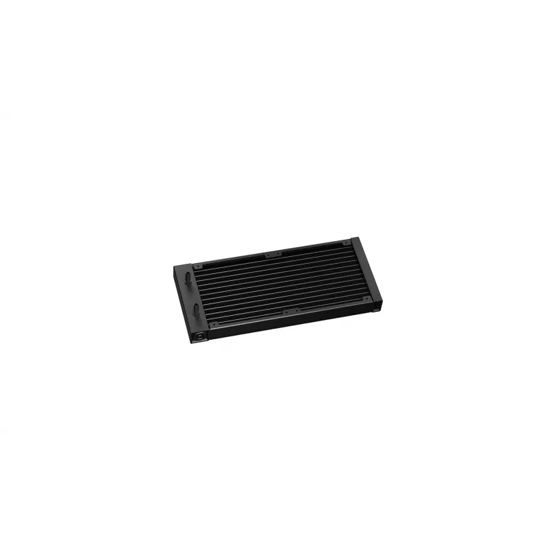 All-in-one skysčio aušintuvas DeepCool LT240 — 240 mm radiatorius, 2x 120 mm PWM ventiliatoriai, hidrodinaminis guolis, LGA 1200 palaikymas, juoda