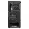 PC korpusas SAVIO Noctis Flow – Cube Mini-ITX/Micro-ATX/ATX, 3x120mm priekyje, 1x120mm gale, 2x3.5 colio + 3x2.5 colio vietos, grūdintas stiklas