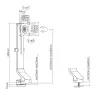Maclean MC-853 laikiklis vienam monitoriui ant stalo, 17–32 col., VESA 75x75 100x100, iki 8 kg