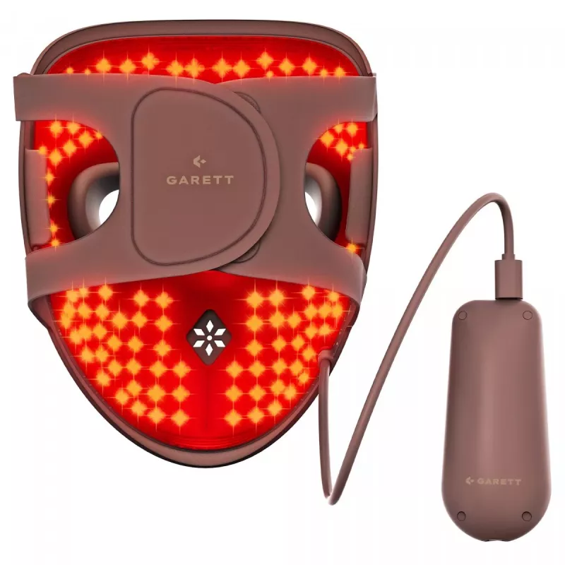 Garett Beauty Skin Ritual Face & Neck LED kaukė, ruda