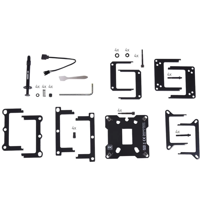 Skysčio aušinimo komplektas Alphacool Eisblock XPX Pro Aurora Black 63,5x76,5x31mm