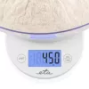 Virtuvinės svarstyklės su dubeniu ETA 577090000 Mari, 1 g padala, LCD, balta