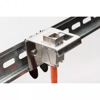 DIN bėgelio adapteris Digitus AN-25184 1x Keystone moduliui