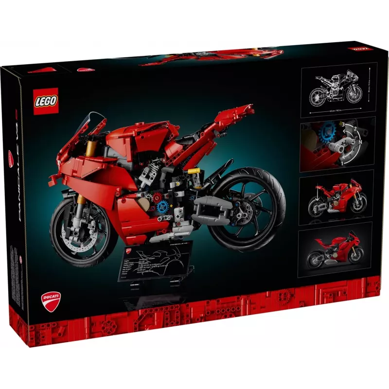 LEGO TECHNIC 42202 Ducati Panigale V4 S Motociklo Konstruktorius