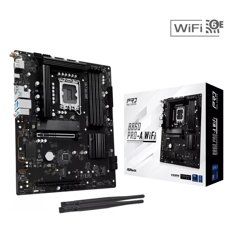 ASRock B860 Pro-A WiFi motininė plokštė