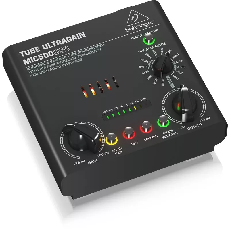Behringer MIC500USB garso išankstinis stiprintuvas