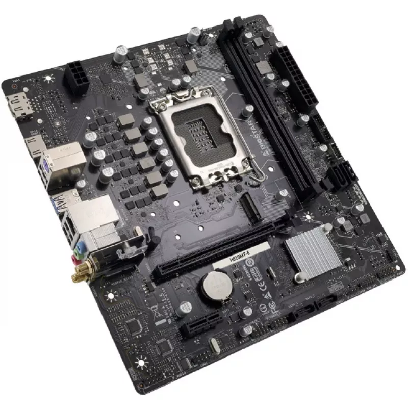 Pagrindinė plokštė Biostar H610MTE DDR4 LGA1700 Micro-ATX