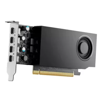 Vaizdo plokštė PNY NVIDIA RTX A400, 4 GB GDDR6, 64 bit, PCIe 4.0 x8, 4x DisplayPort 1.4a, aktyvus aušinimas