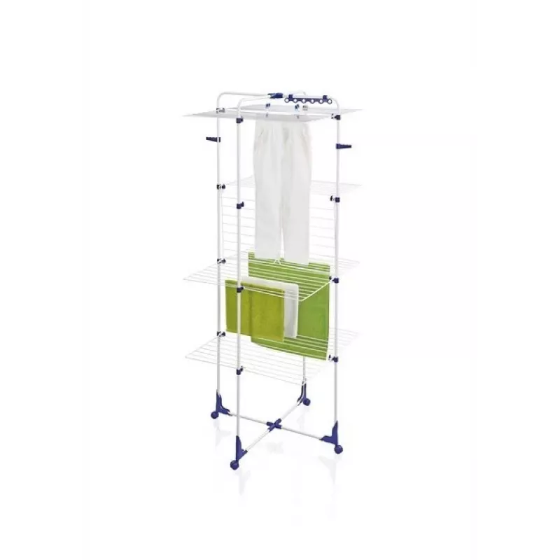 Džiovinimo stovas Leifheit Classic Tower 450 81456 – vidaus/lauko, 45 m džiovinimo erdvė, ratukai, 1760×690 mm
