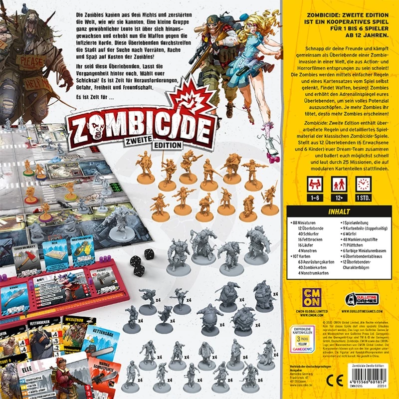 Zombicide 2. Leidimas Šeimų Žaidimas