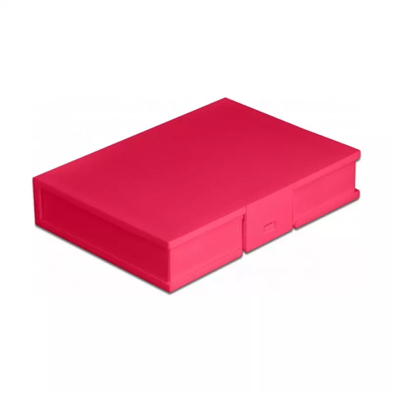 Dėklas DeLOCK 18374 3,5 colio HDD raudonas