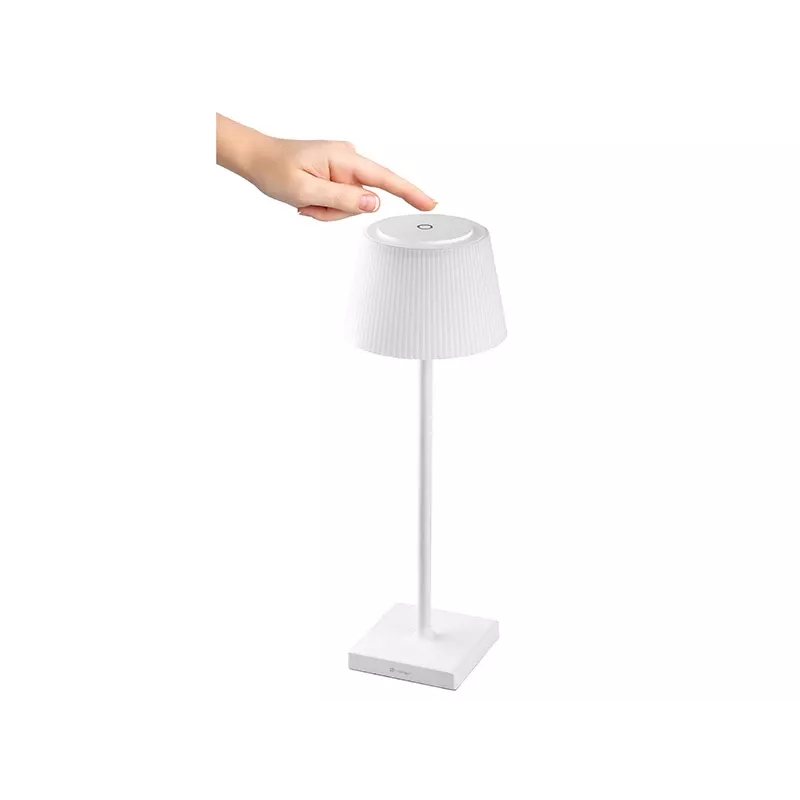 Stalinė lempa TRACER Pluto White TRAOSW47233 LED reguliuojamas ryškumas, balta spalva