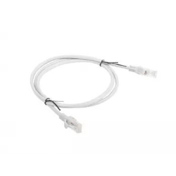 LANBERG Cat6 U/UTP RJ-45 tinklo kabelis PCU6-10CC-0100-S, 1 m, pilka
