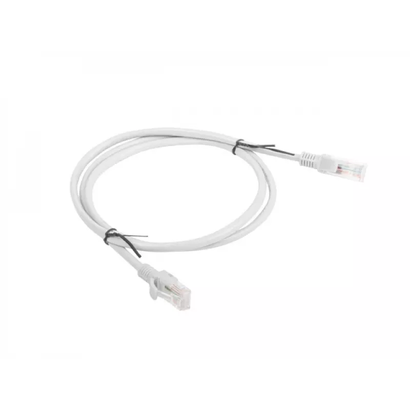 LANBERG Cat6 U/UTP RJ-45 tinklo kabelis PCU6-10CC-0100-S, 1 m, pilka