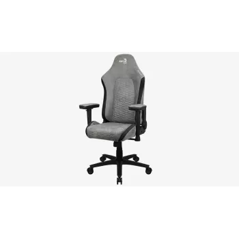 Aerocool Crown AeroSuede universali žaidimų kėdė su paminkštinta sėdyne Pilka