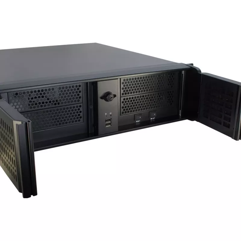 Inter-Tech 3U-3098-S Rack 19 inch juodas